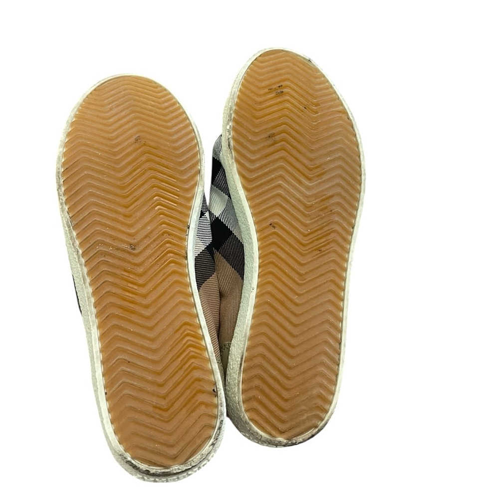 Burberry Nova Check Pattern Canvas Sneakers - Picture 15 of 15